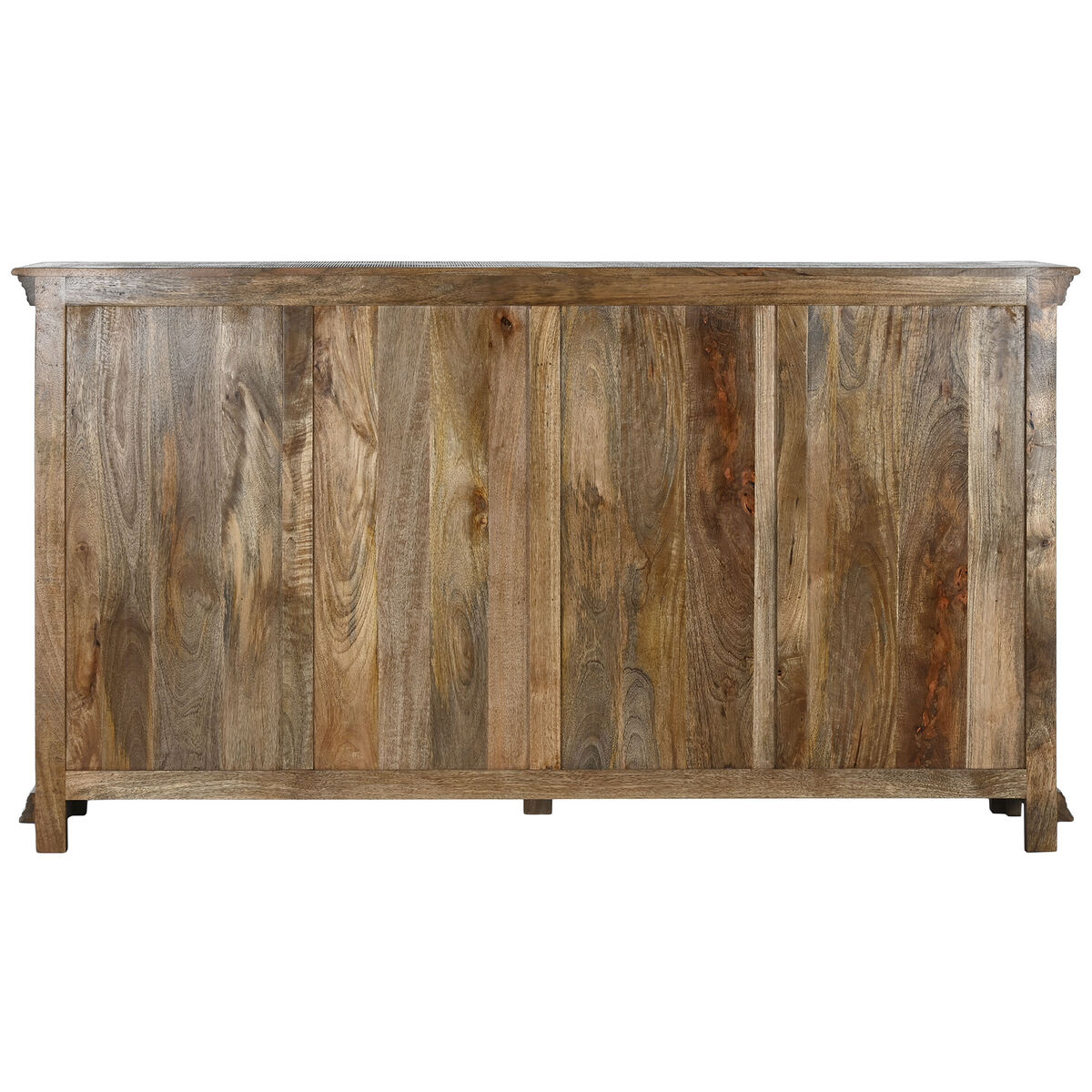 Skänk Home ESPRIT Svart Naturell Järn Mangoträ 180 x 40 x 100 cm - 5