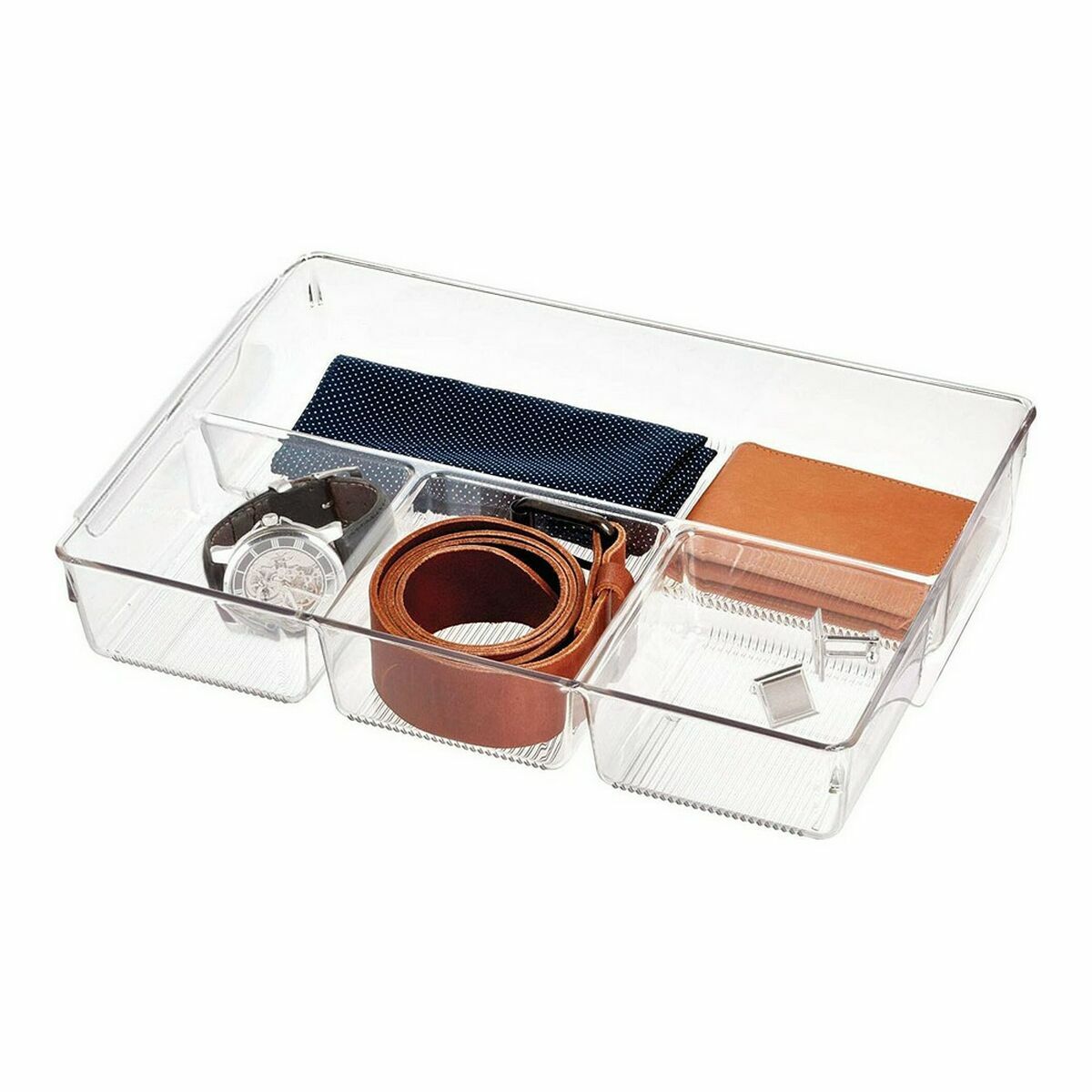 Flerfunktionell förvaring Confortime Transparent 37,5 x 23,5 x 5, cm (12 antal) - 4