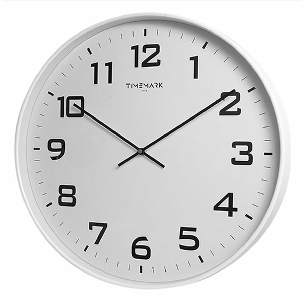 Väggklocka Timemark Vit 50 x 50 cm