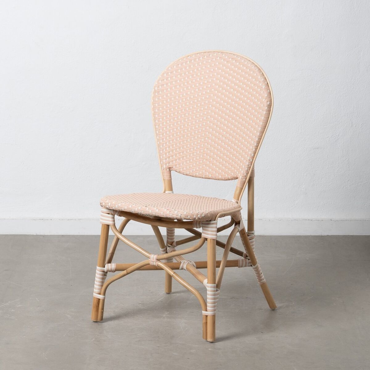 Matsalsstol 47 x 54 x 93 cm Naturell Beige Rattan