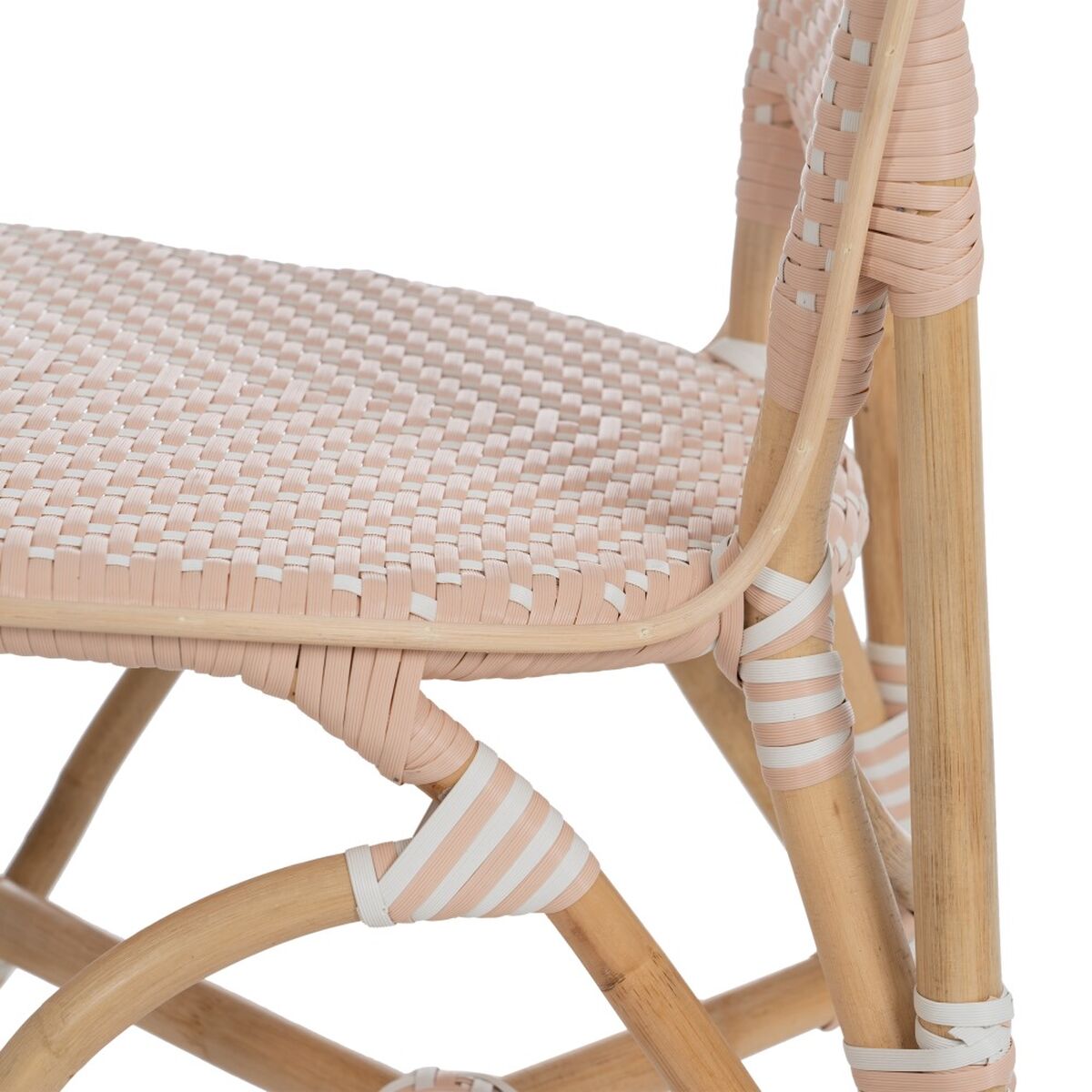 Matsalsstol 47 x 54 x 93 cm Naturell Beige Rattan - 5