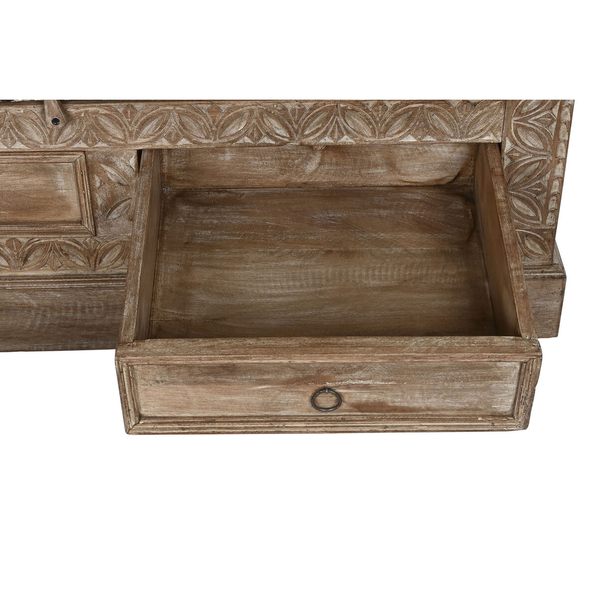 Skåp Home ESPRIT Naturell teakträ 122 X 51 X 216 cm - 6