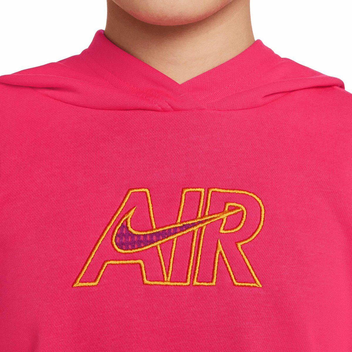 Luvtröja, Flickor  CROP HOODIE  Nike DM8372 666  Rosa - 5