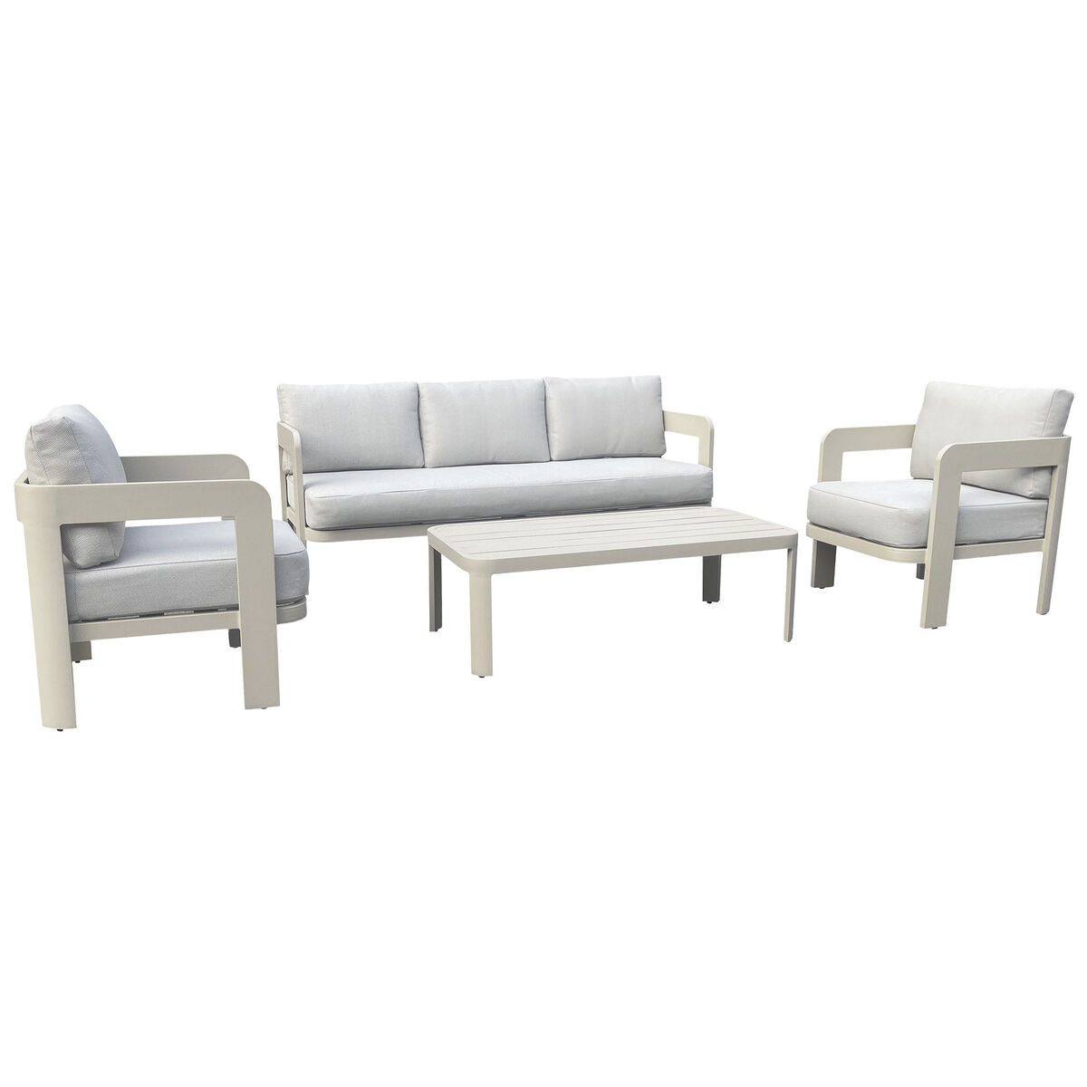 Trädgårdssoffa Home ESPRIT Beige 188 X 75 X 67 CM