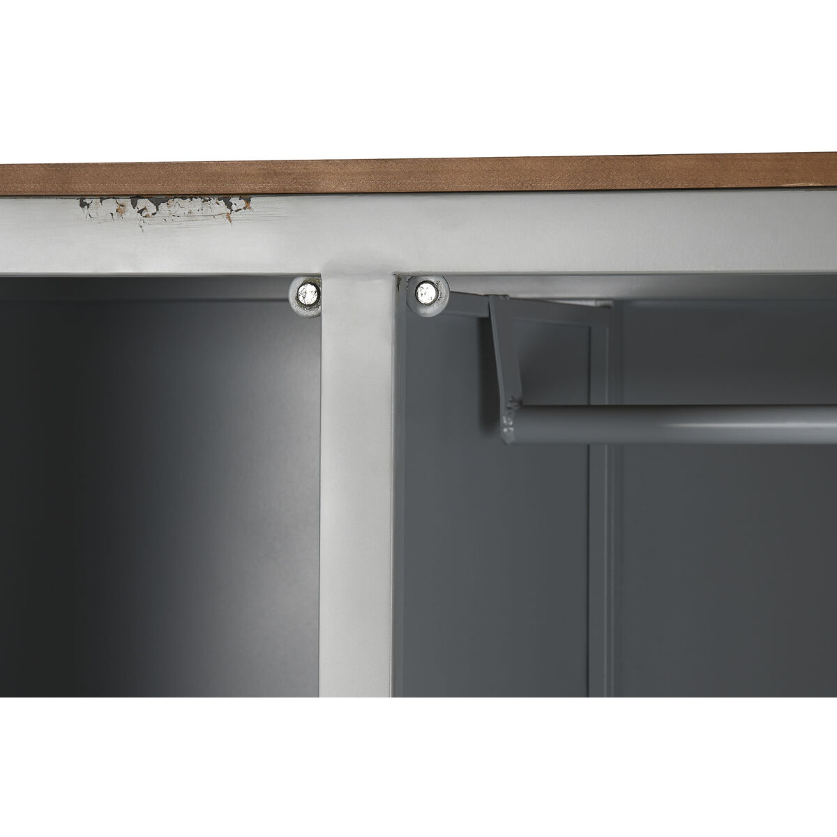 Skåp Home ESPRIT Container Himmelsblå Metall 112 x 46 x 174 cm - 5