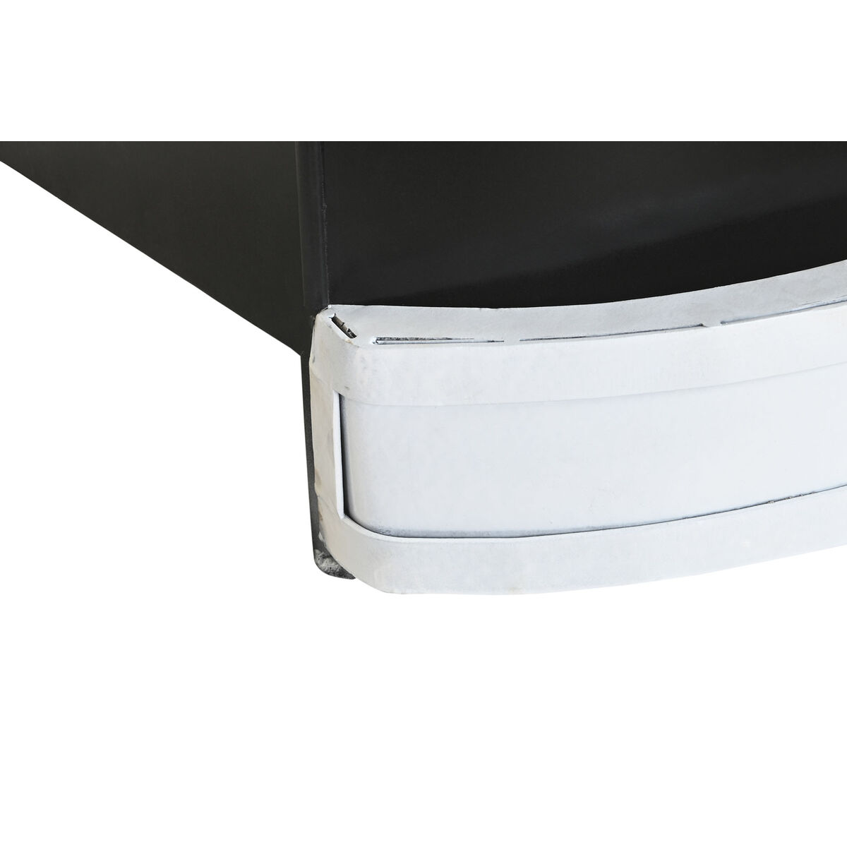 Soffbord DKD Home Decor Svart Järn Mangoträ 120 x 45 x 45 cm - 4