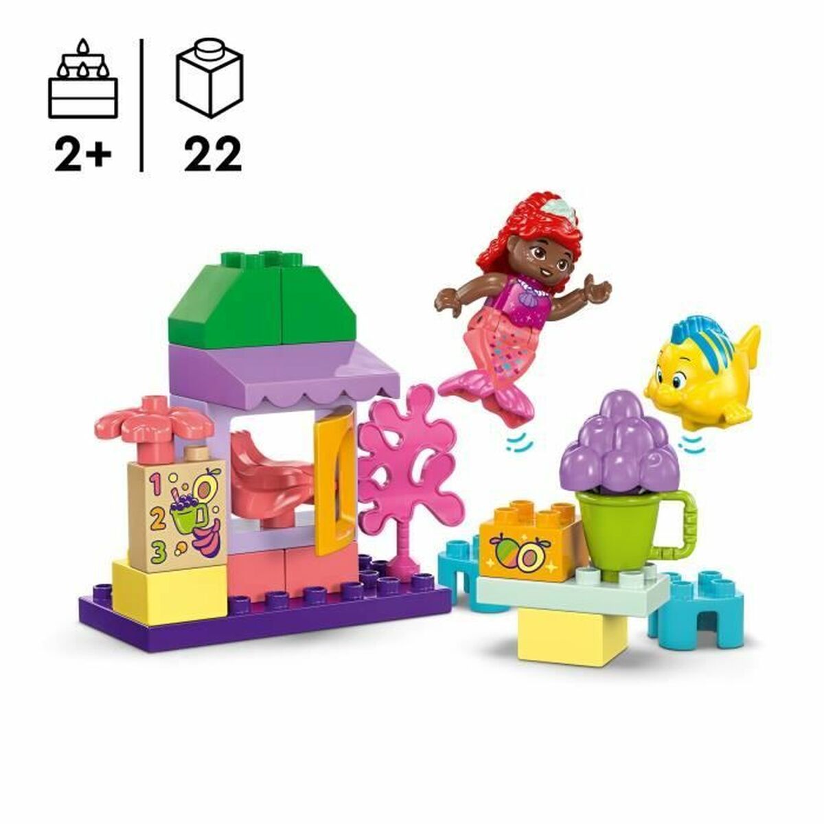 Byggsats Lego Ariel and Flounder's Cafe Stand Multicolour - 2