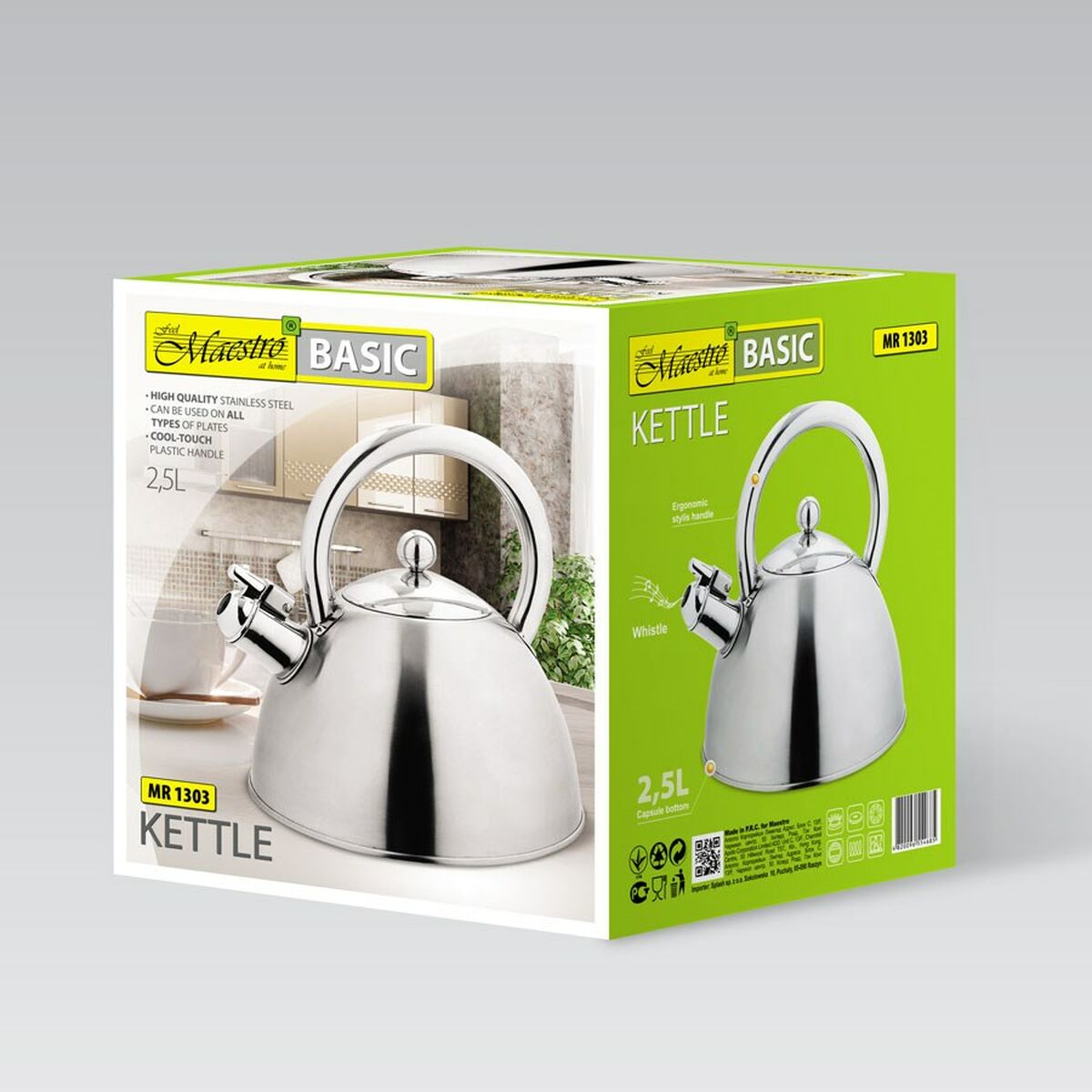 Vattenkokare Feel Maestro MR-1303 Silvrig 2,5 L - 3