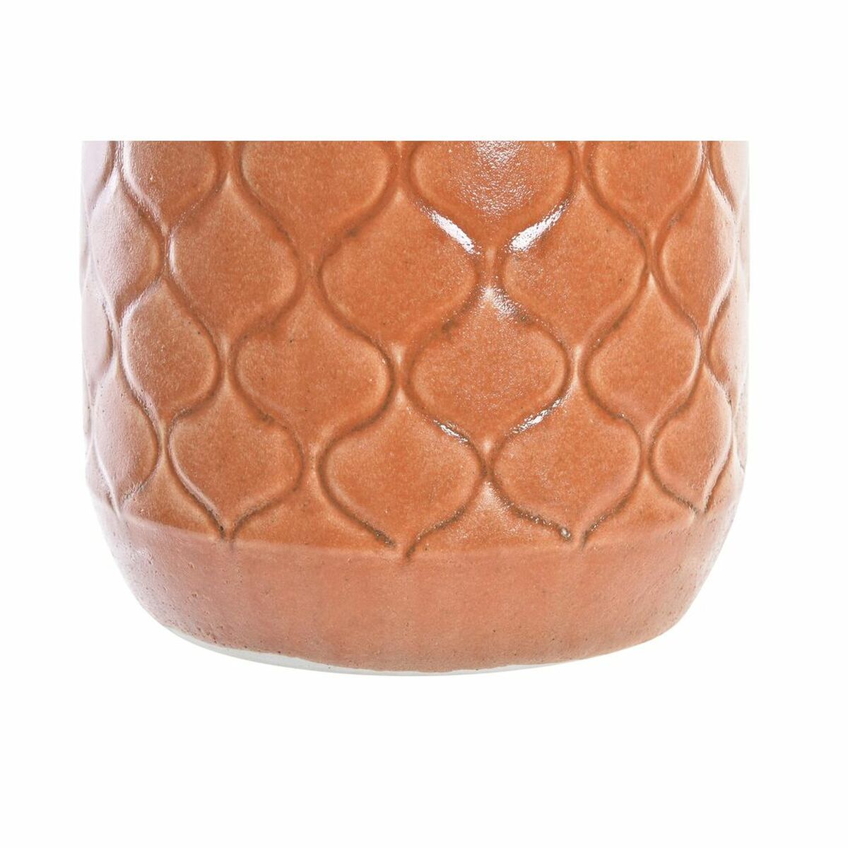 Vas DKD Home Decor Porslin Orange Grön (20 x 20 x 35 cm) (2 antal) - 2