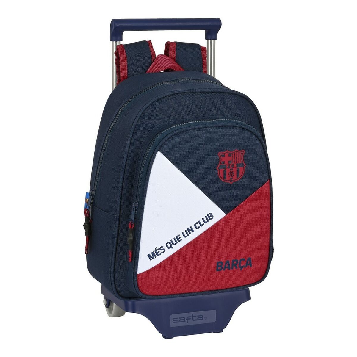 Skolväska med hjul F.C. Barcelona Corporativa Blå Rödbrun (27 x 33 x 10 cm) - 5