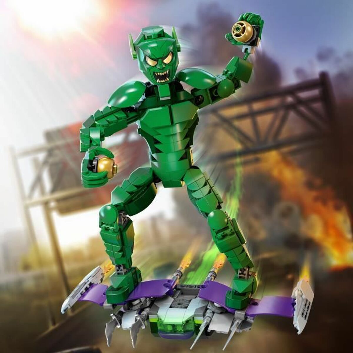Byggsats Lego 76284 Green Goblin Multicolour 471 Delar - 4
