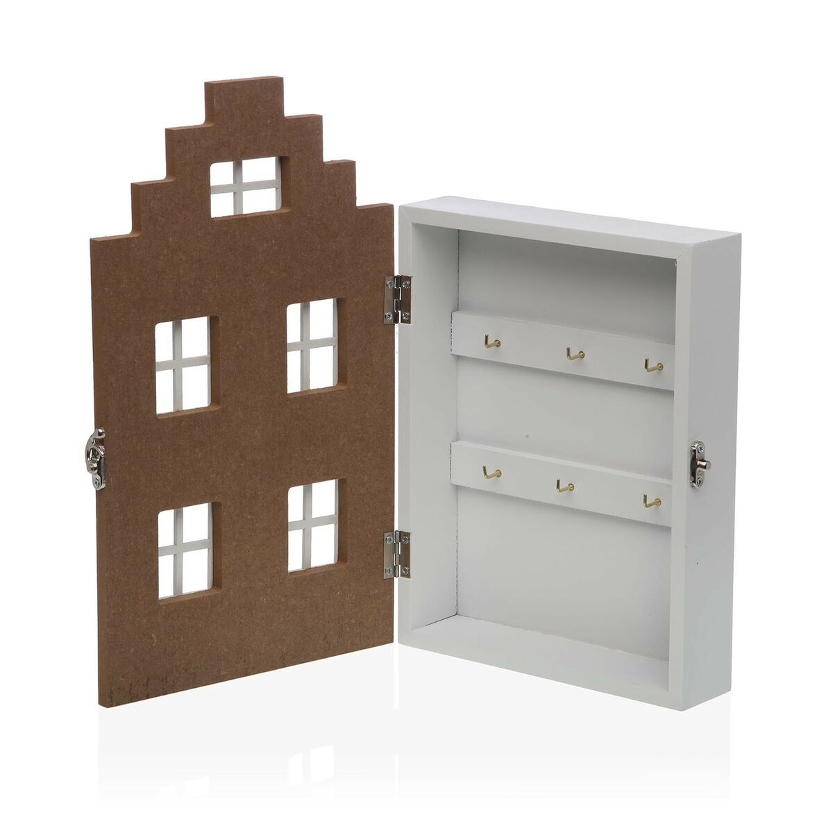 Nyckelskåp Versa Hus Trä MDF 5 x 29,5 x 17,5 cm - 2