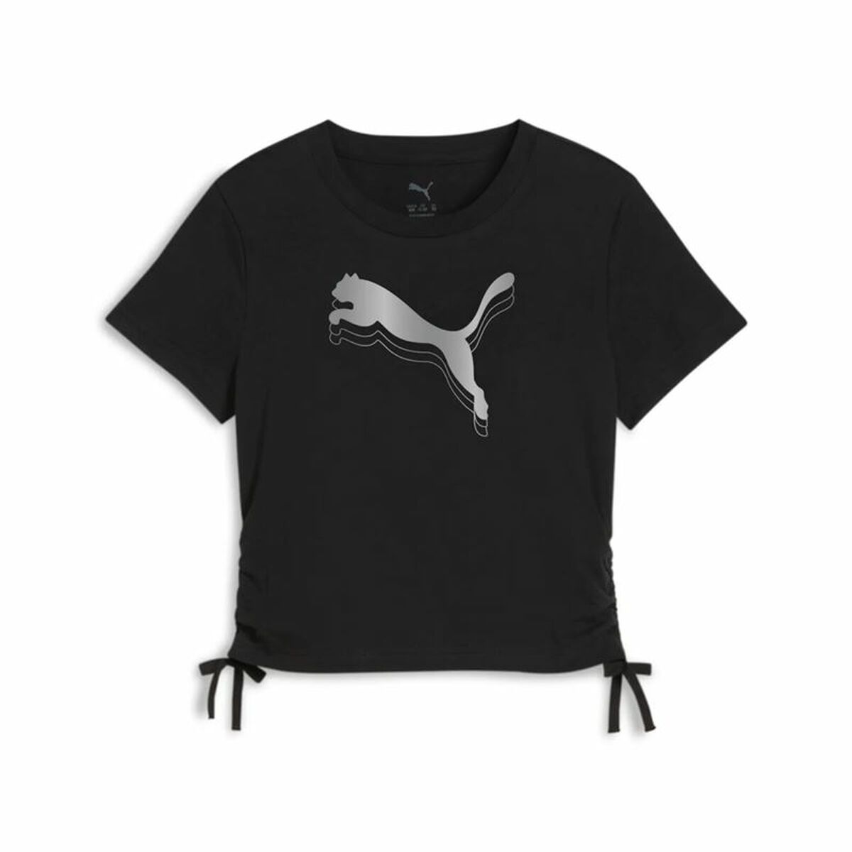 Barn T-shirt med kortärm Puma Essentials Metallic Knotted