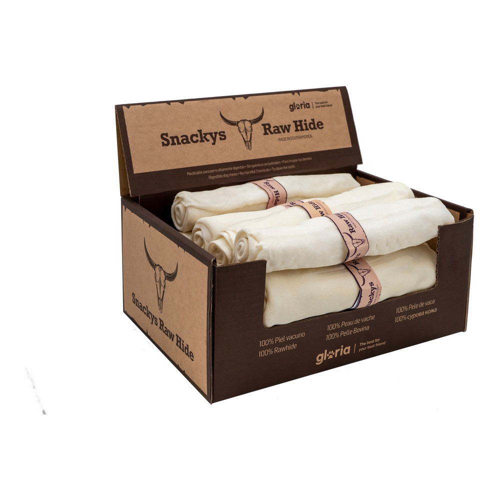 Hundgodis Gloria Snackys Rawhide Kalvkött 20-23 cm Rulle - 6