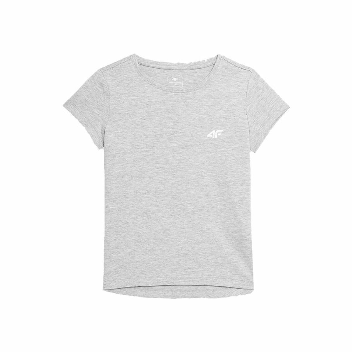 Barn T-shirt med kortärm 4F JTSD001  Grå - 6