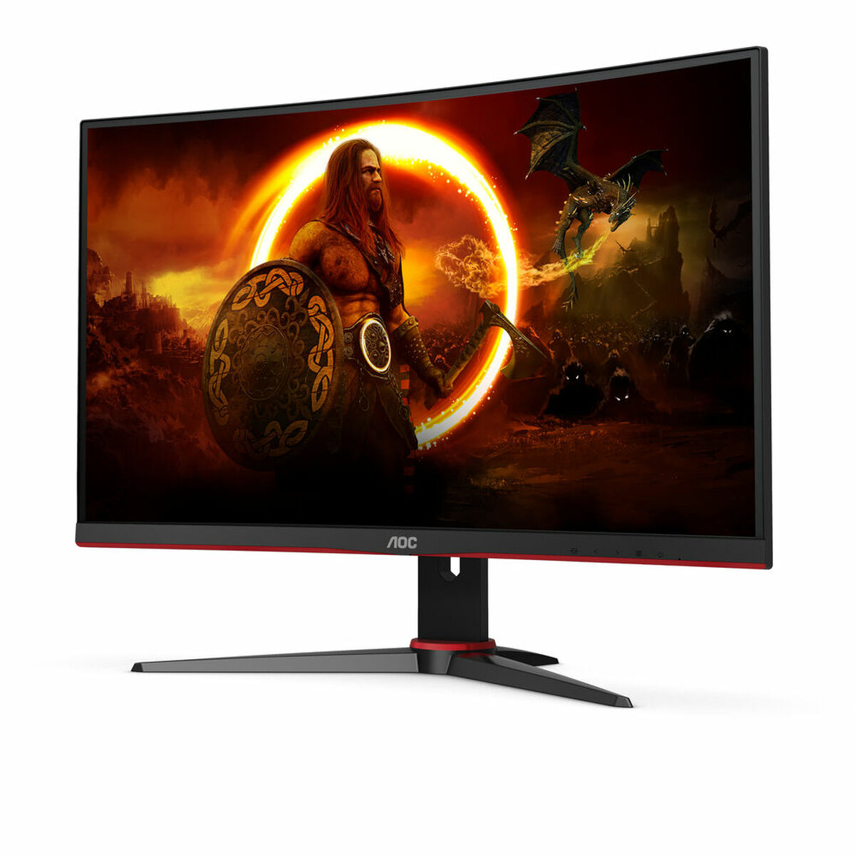 Monitor AOC C24G2AE/BK Full HD 23,6" WLED Böjd - 5