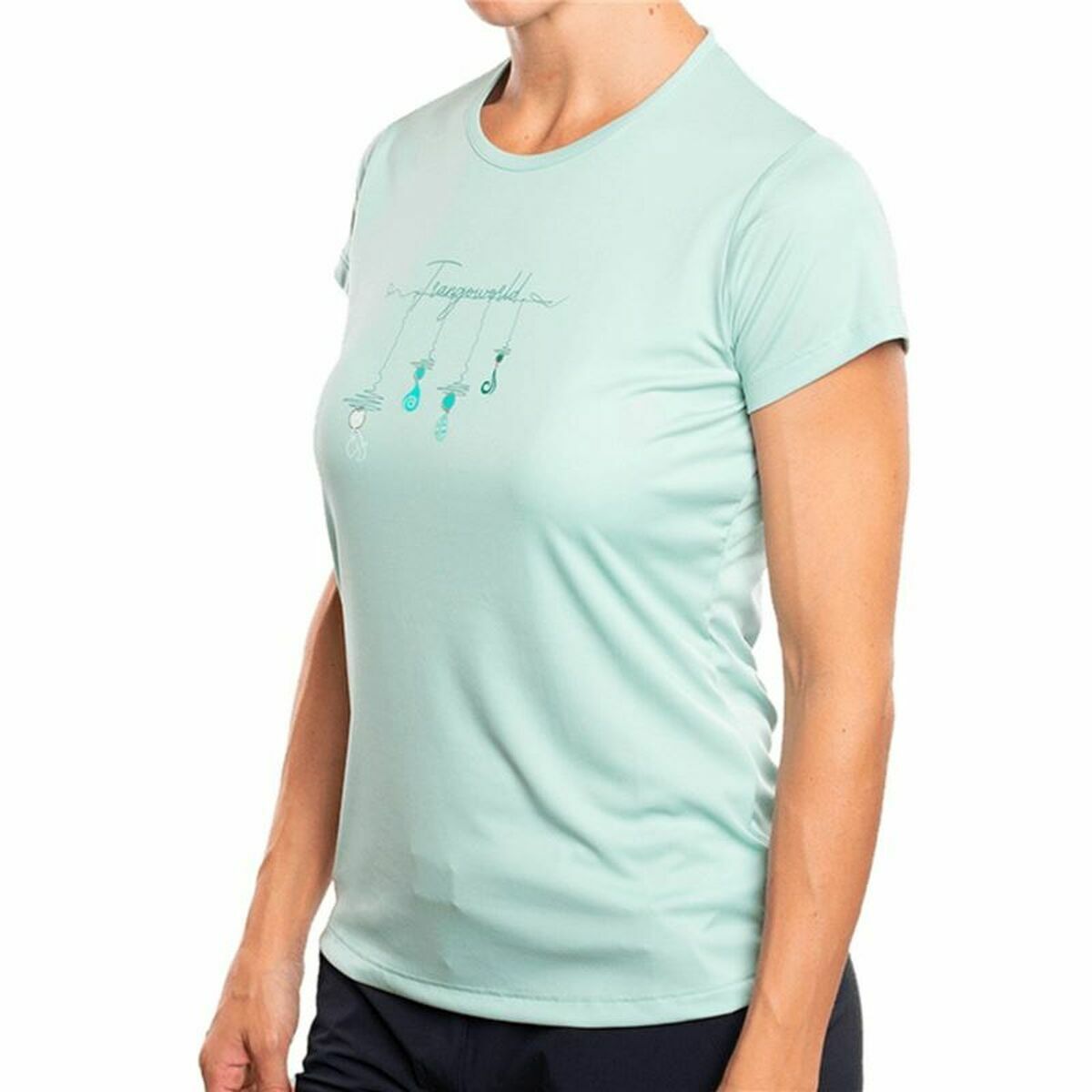 T-shirt Trangoworld  Zalabi Aquamarine - 4