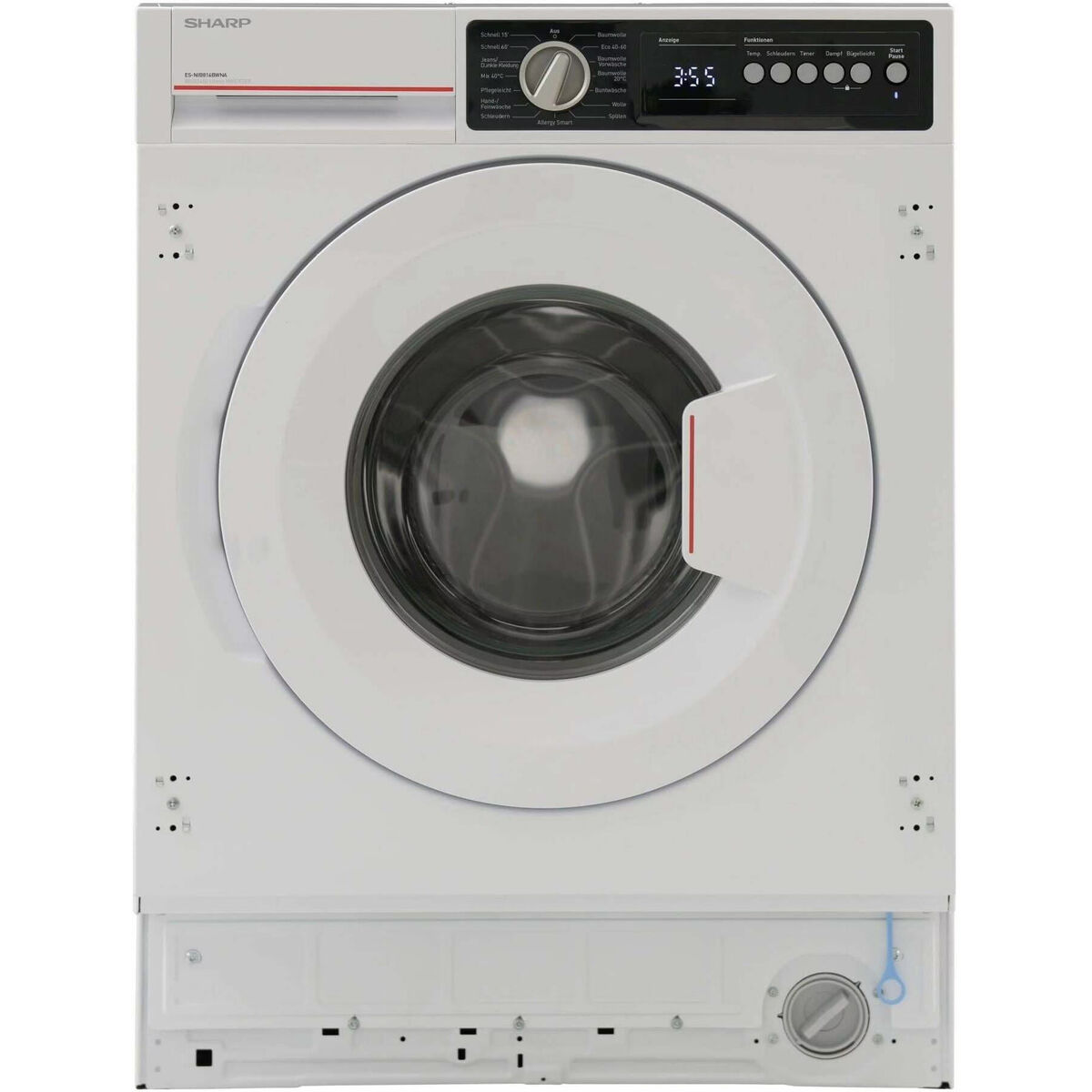 Tvättmaskin Sharp ESNIB814BWNAES 8 kg