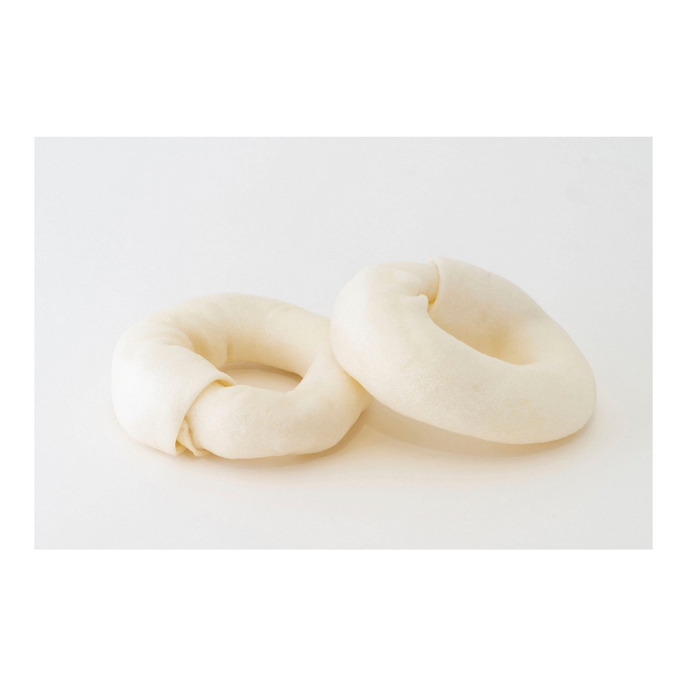 Hundgodis Gloria Snackys Rawhide Kalvkött Donut 8-9 cm - 2