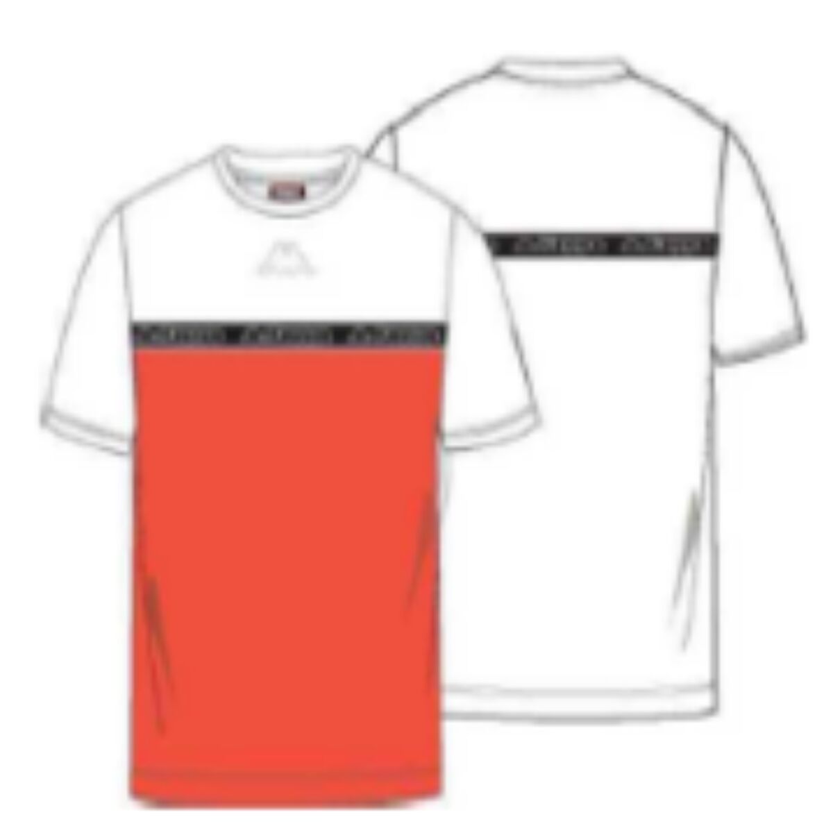 T-shirt med kortärm Herr Kappa Tape Darin Blå - 6