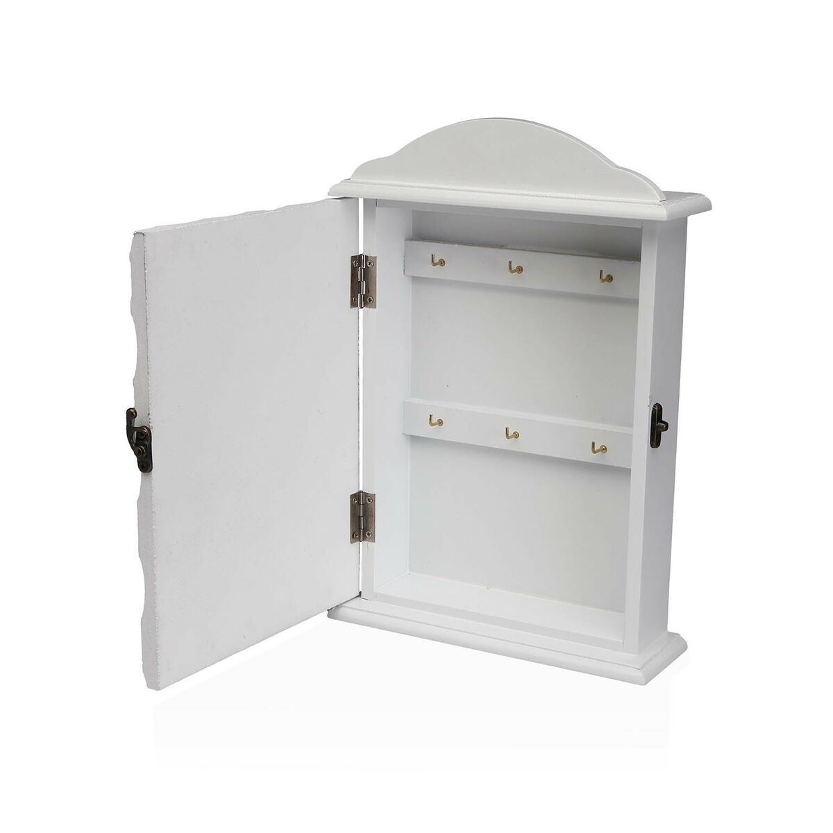 Nyckelskåp Versa Vit 6 x 28 x 19,5 cm - 2