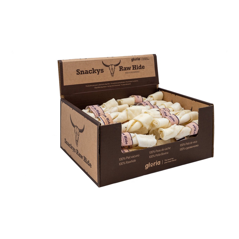 Hundgodis Twin Stick Gloria Snackys Rawhide Kalvkött 1,8 x 12,5 cm 45 antal - 4