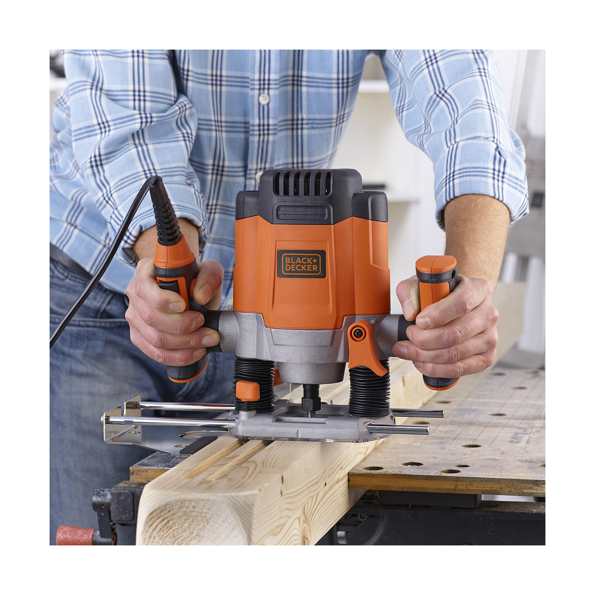Fräsmaskin Black & Decker 1200eka-qs 1200 W - 6