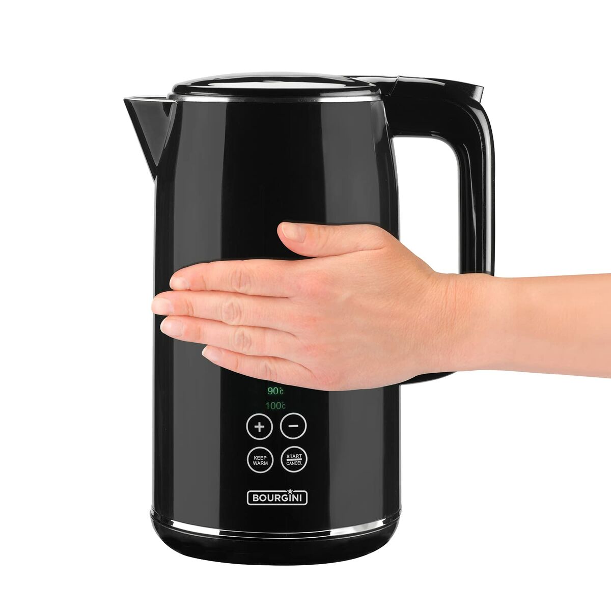Vattenkokare Bourgini 235011 KETTLE 2200 W Svart 1,7 L - 6