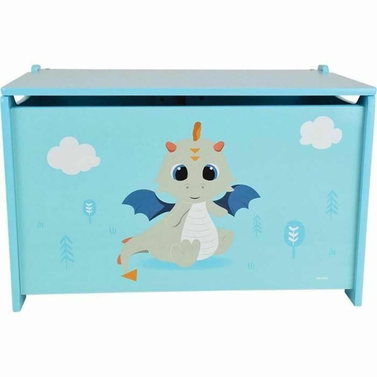 Koffert Fun House LEON THE DRAGON Trä 40 x 58 x 36 cm - 3