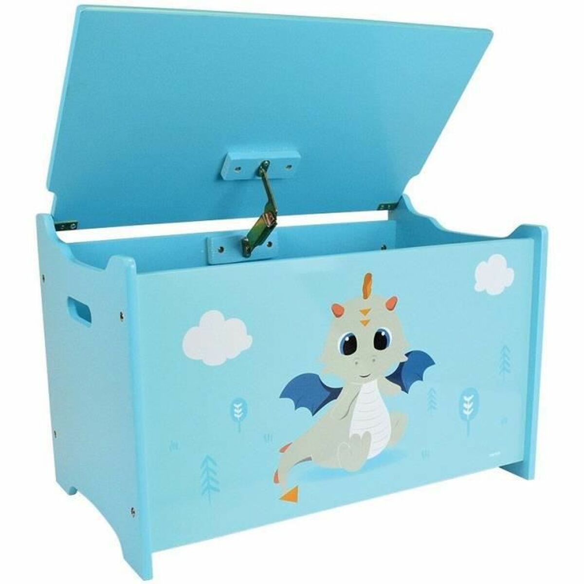 Koffert Fun House LEON THE DRAGON Trä 40 x 58 x 36 cm - 4