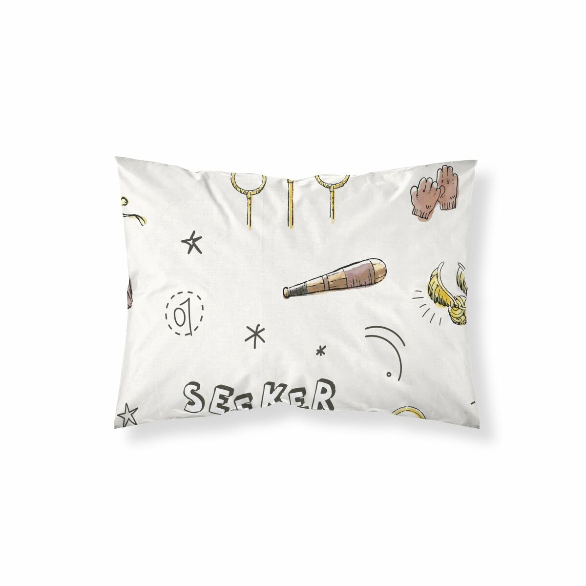 Örngott Harry Potter Quidditch Child Multicolour 175 Trådar 45 x 125 cm - 3