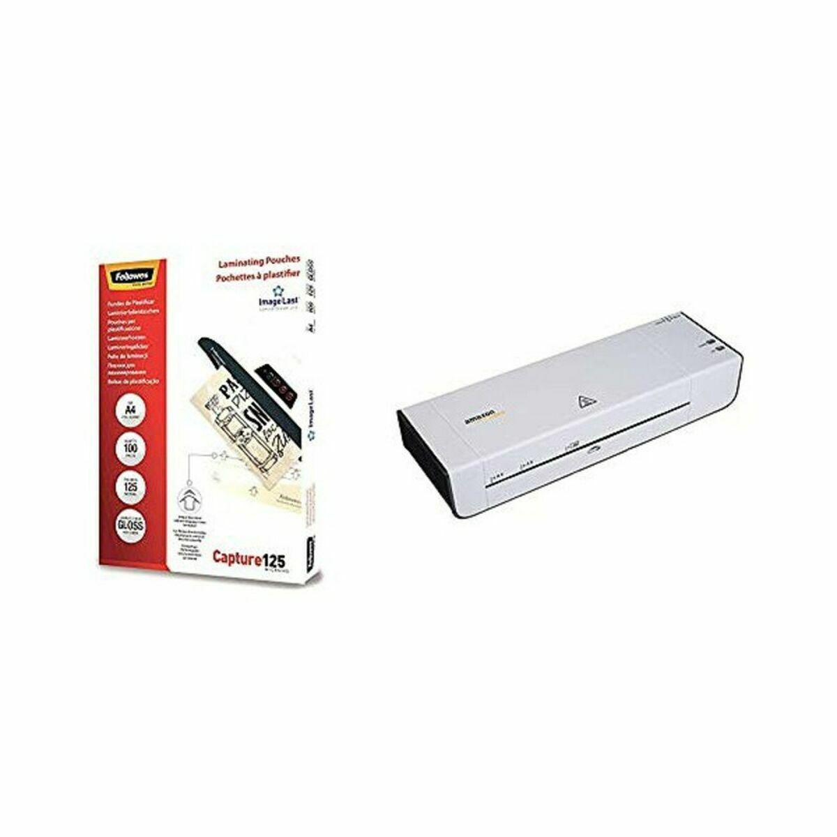 Laminerande ärmar Fellowes 5307407 Transparent Laminat (100 antal) (100 pcs) - 3
