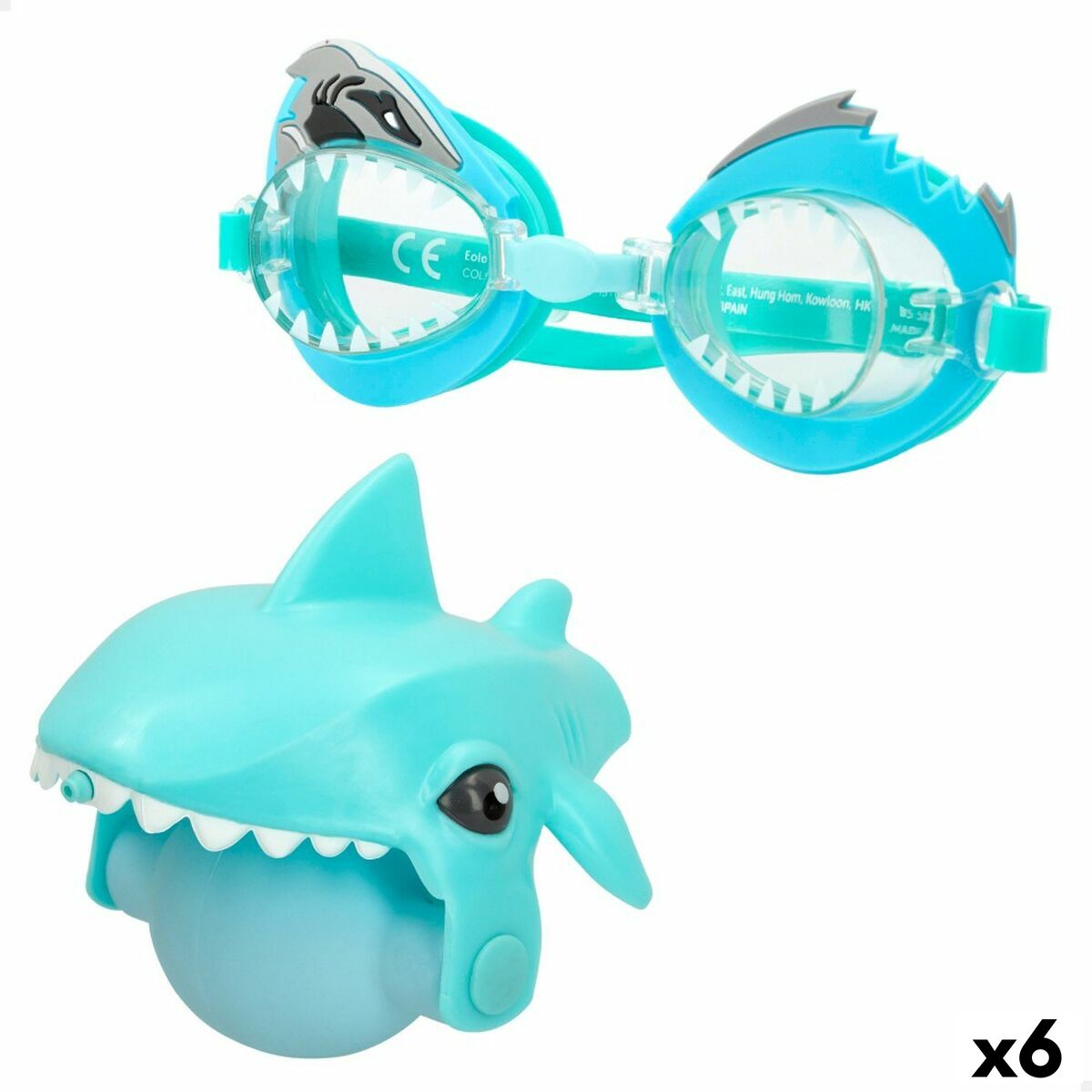 Vattenpistol Eolo Shark 13,5 x 5,5 x 3 cm (6 antal)