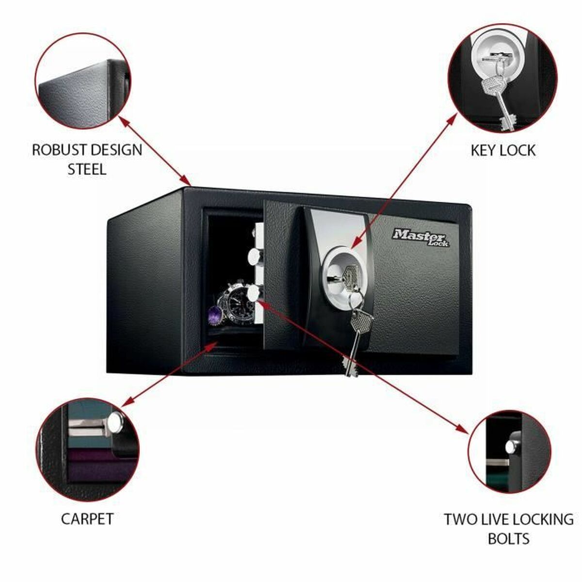 Kassaskåp Master Lock X031ML - 5