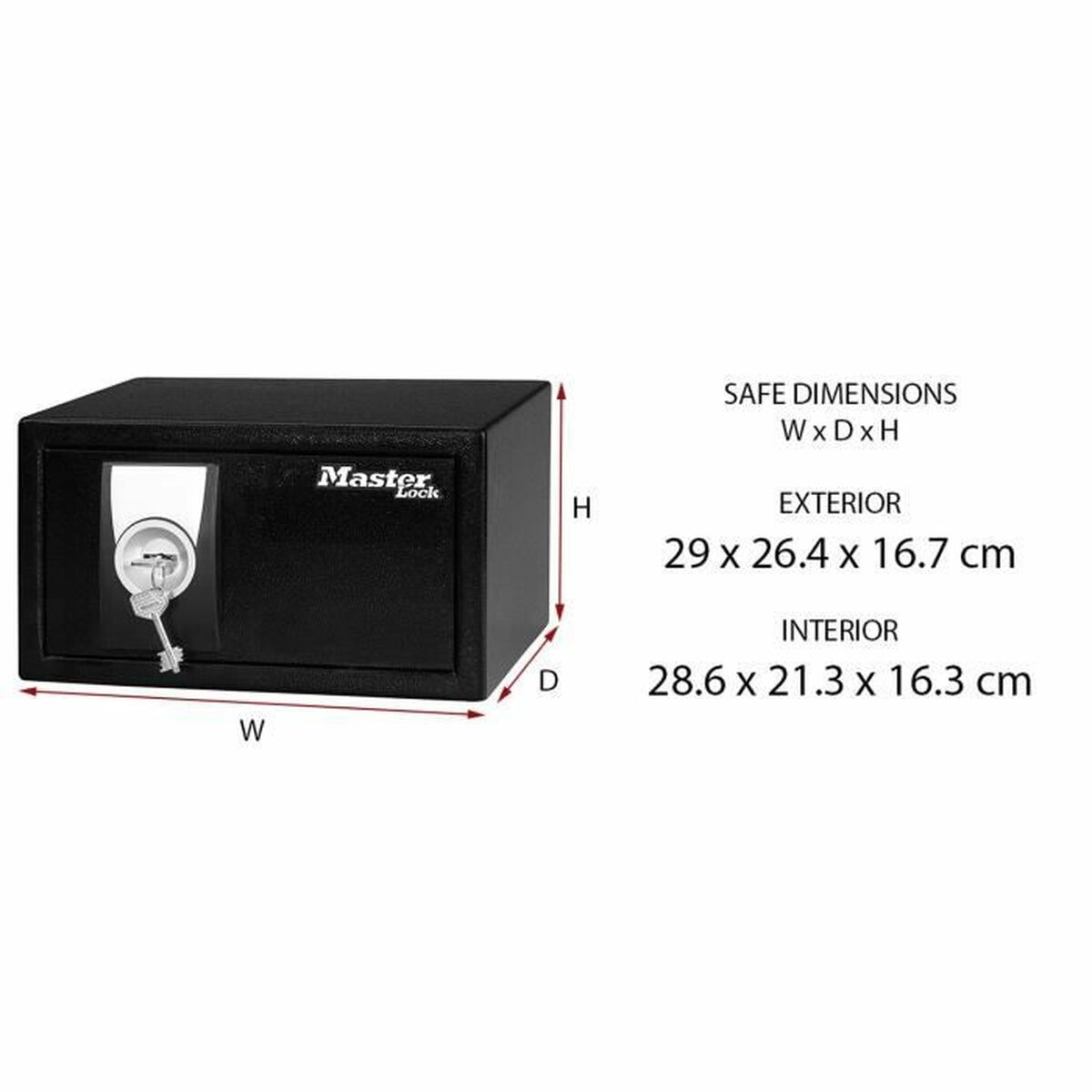 Kassaskåp Master Lock X031ML - 4