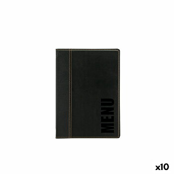 Menu holders Securit Trendy 25,3 x 17,7 x 0,8 cm Svart