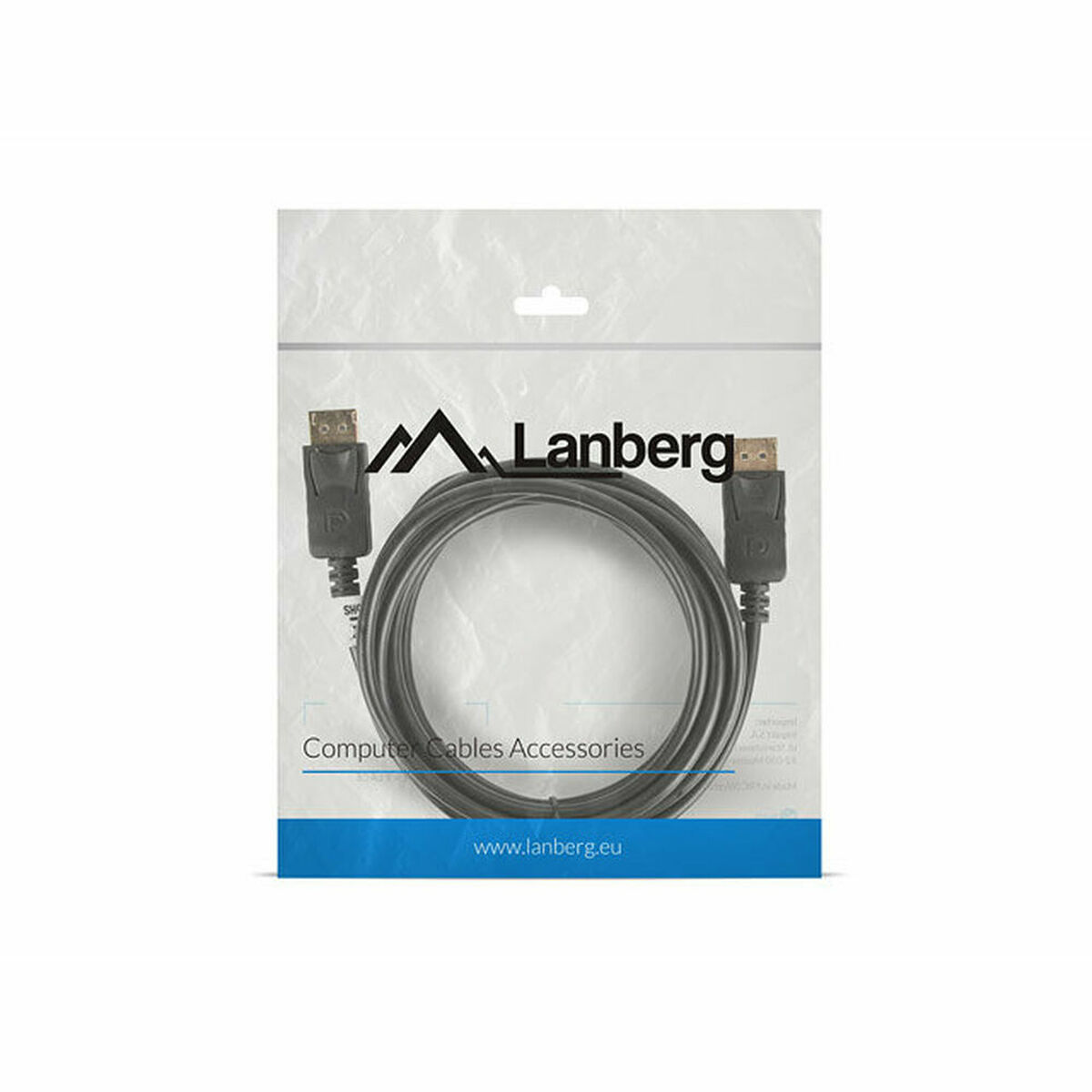 DisplayPort Kabel Lanberg CA-DPDP-10CC-0030-BK Svart 3 m - 5