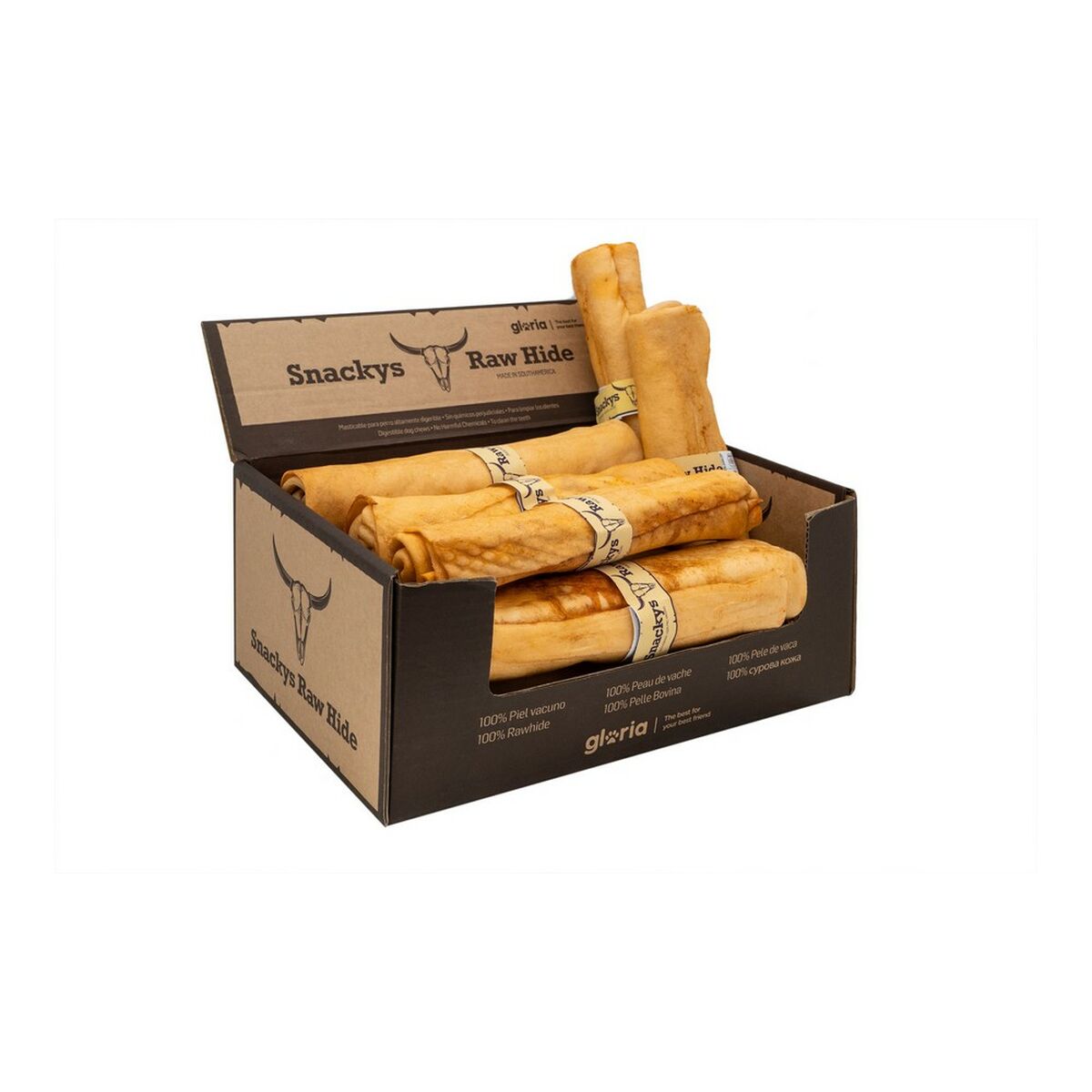 Hundgodis Gloria Rawhide Honung Seg - 13