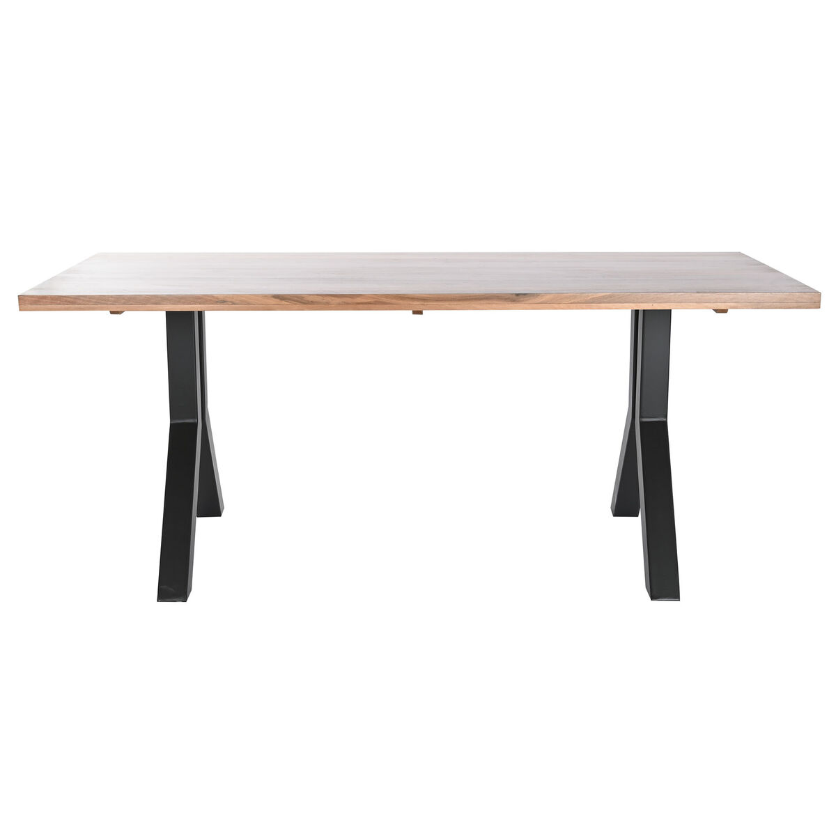 Matsalsbord DKD Home Decor Naturell Svart Metall 180 x 90 x 75 cm - 9