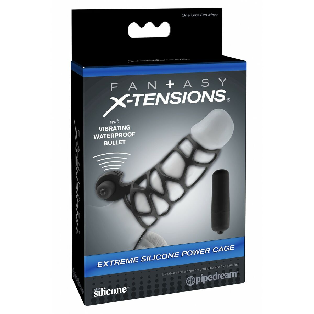 Penisskydd Pipedream Fantasy X-Tensions Svart - 2