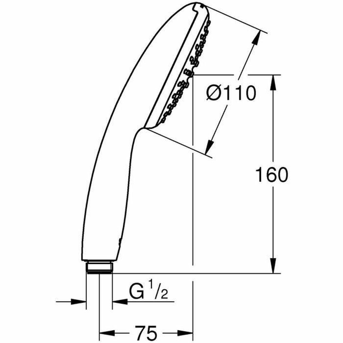 Duschros Grohe Plast - 3