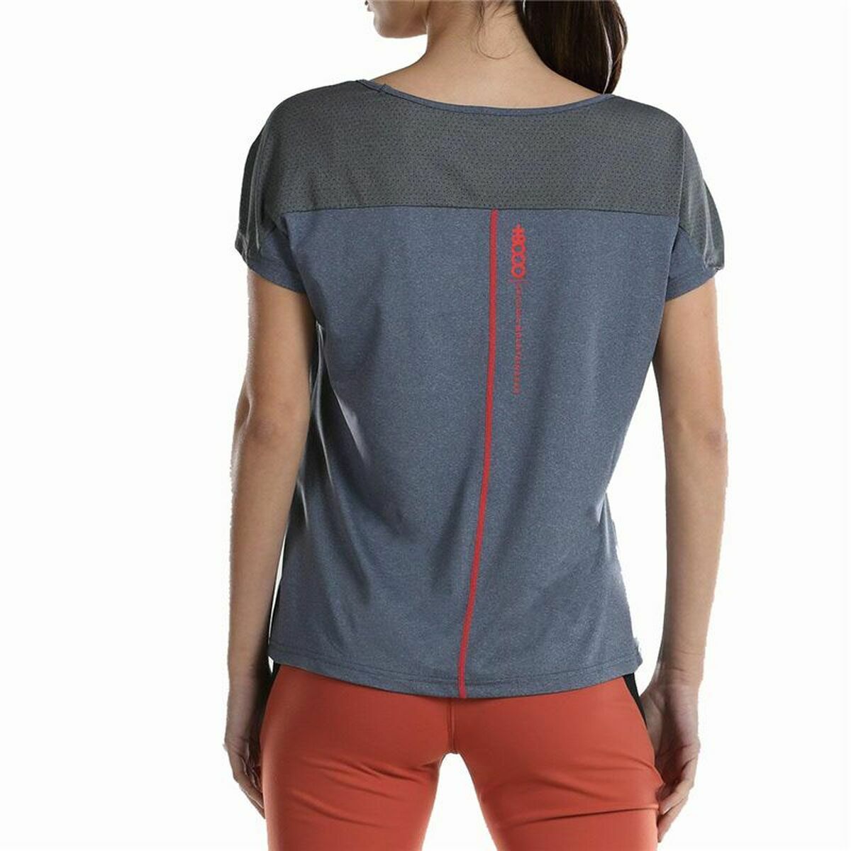 T-shirt med kortärm Dam +8000 Novar  Grå Berg - 8