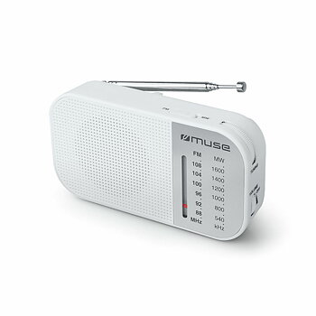 Radio Muse M-025 RW Vit (Vit) Presentlåda (Presentlåda)