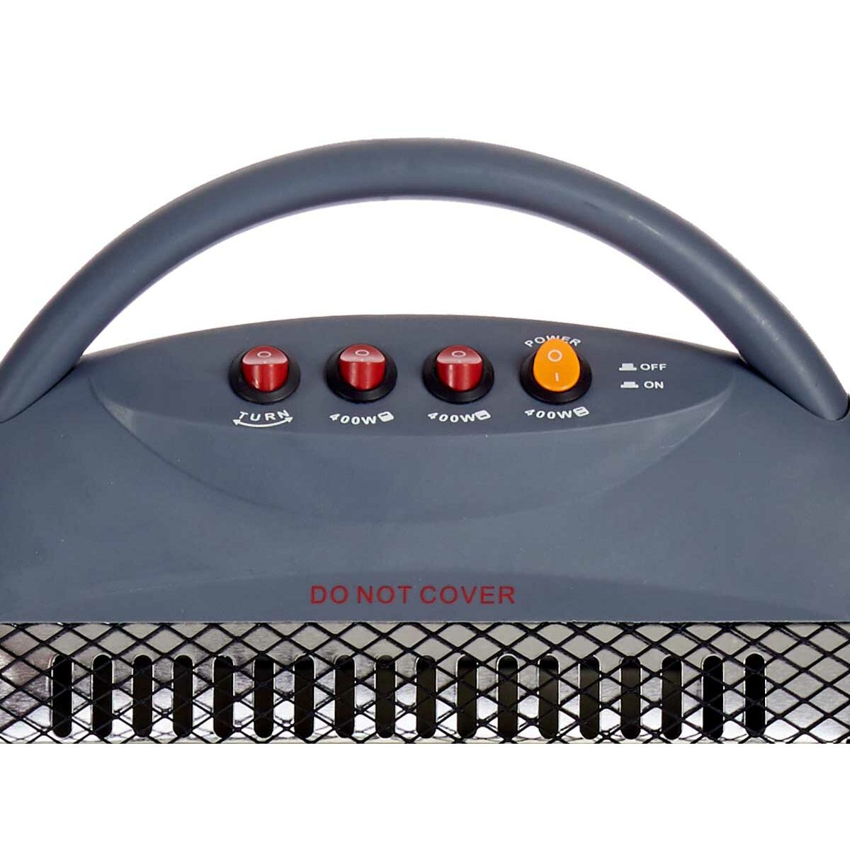 Halogenvärmare 1200 W Grå - 8
