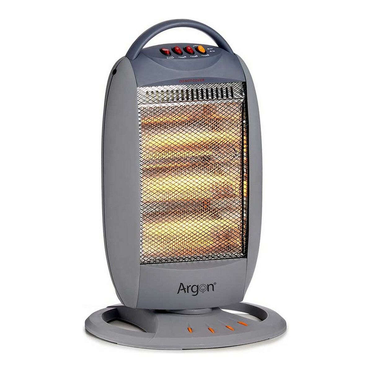 Halogenvärmare 1200 W Grå - 5