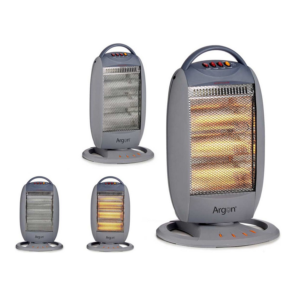 Halogenvärmare 1200 W Grå - 2