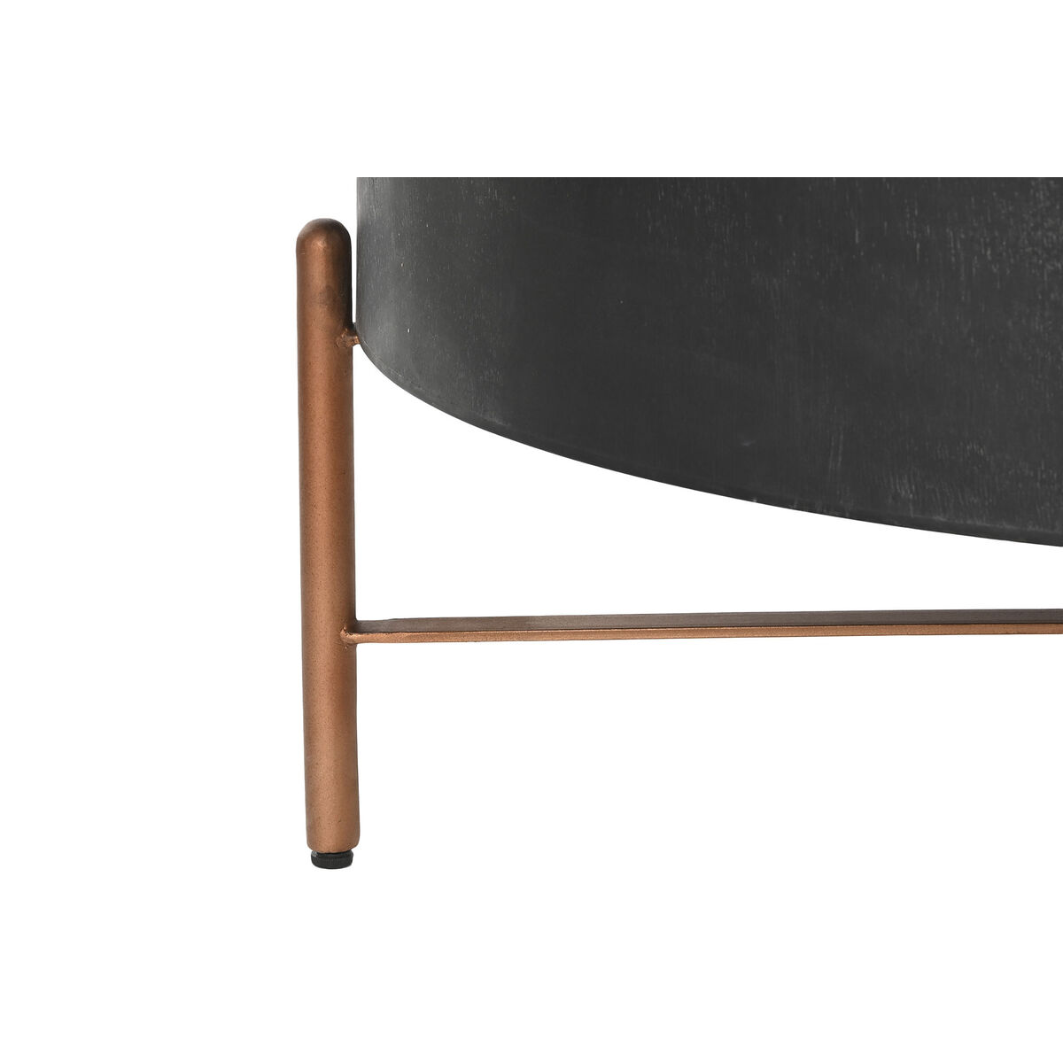 Soffbord DKD Home Decor Metall Aluminium 90 x 90 x 45 cm Mangoträ - 3