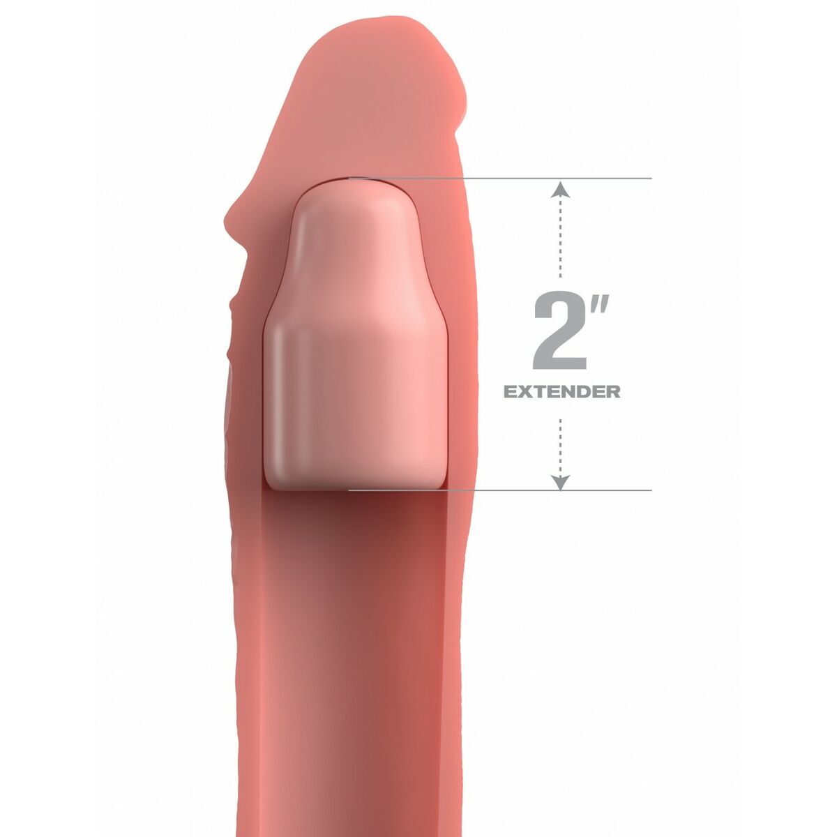 Penisskydd Pipedream Fantasy X-tensions Elite Kött - 3