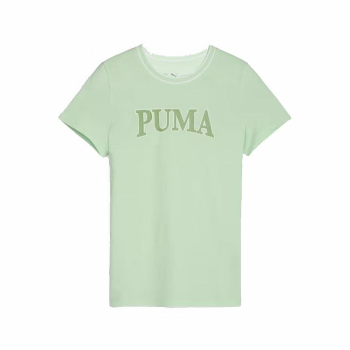 Barn T-shirt med kortärm Puma Squad Limegrön