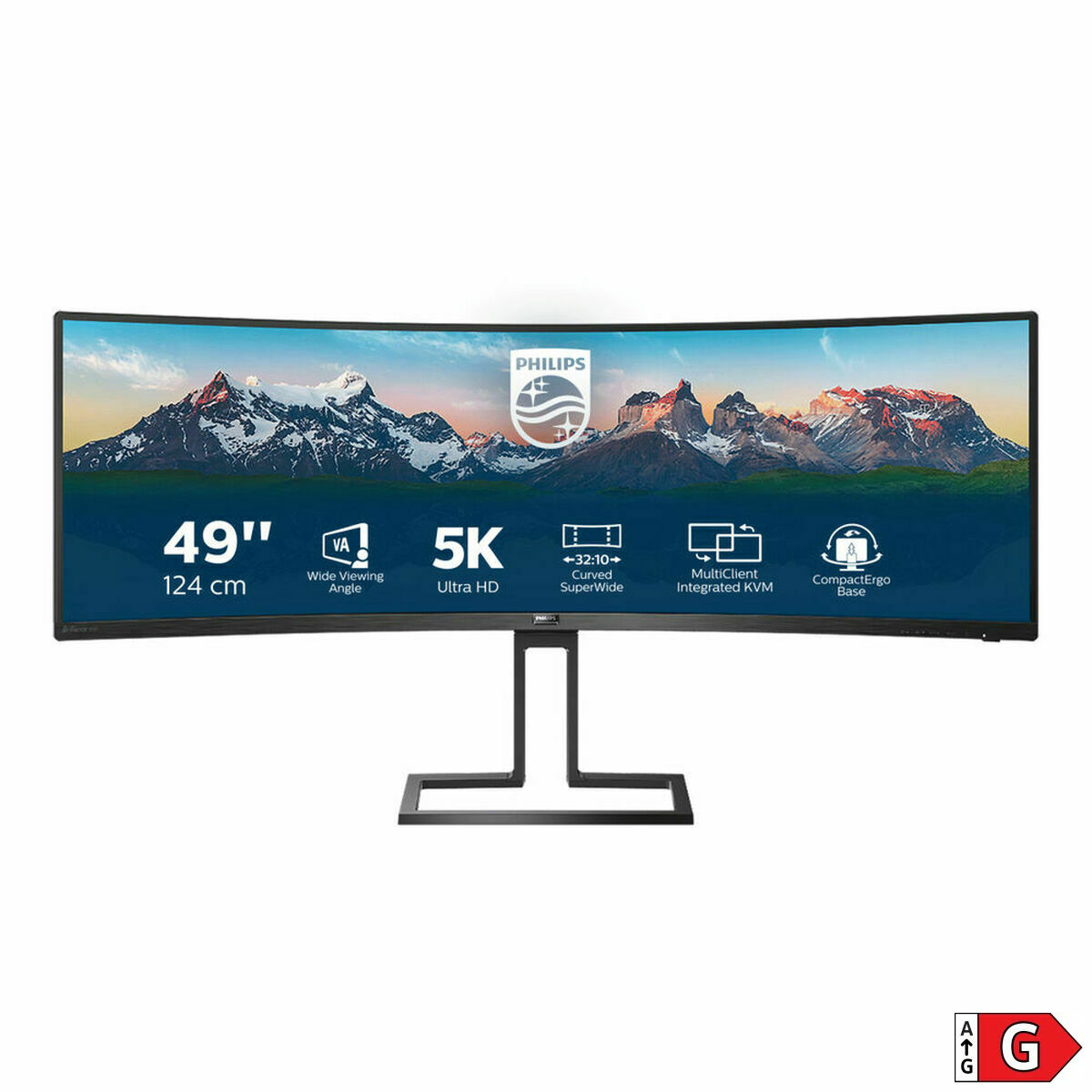 Monitor Philips 498P9/00 49" LCD 49" LED VA LCD Flicker free 50-60  Hz - 2